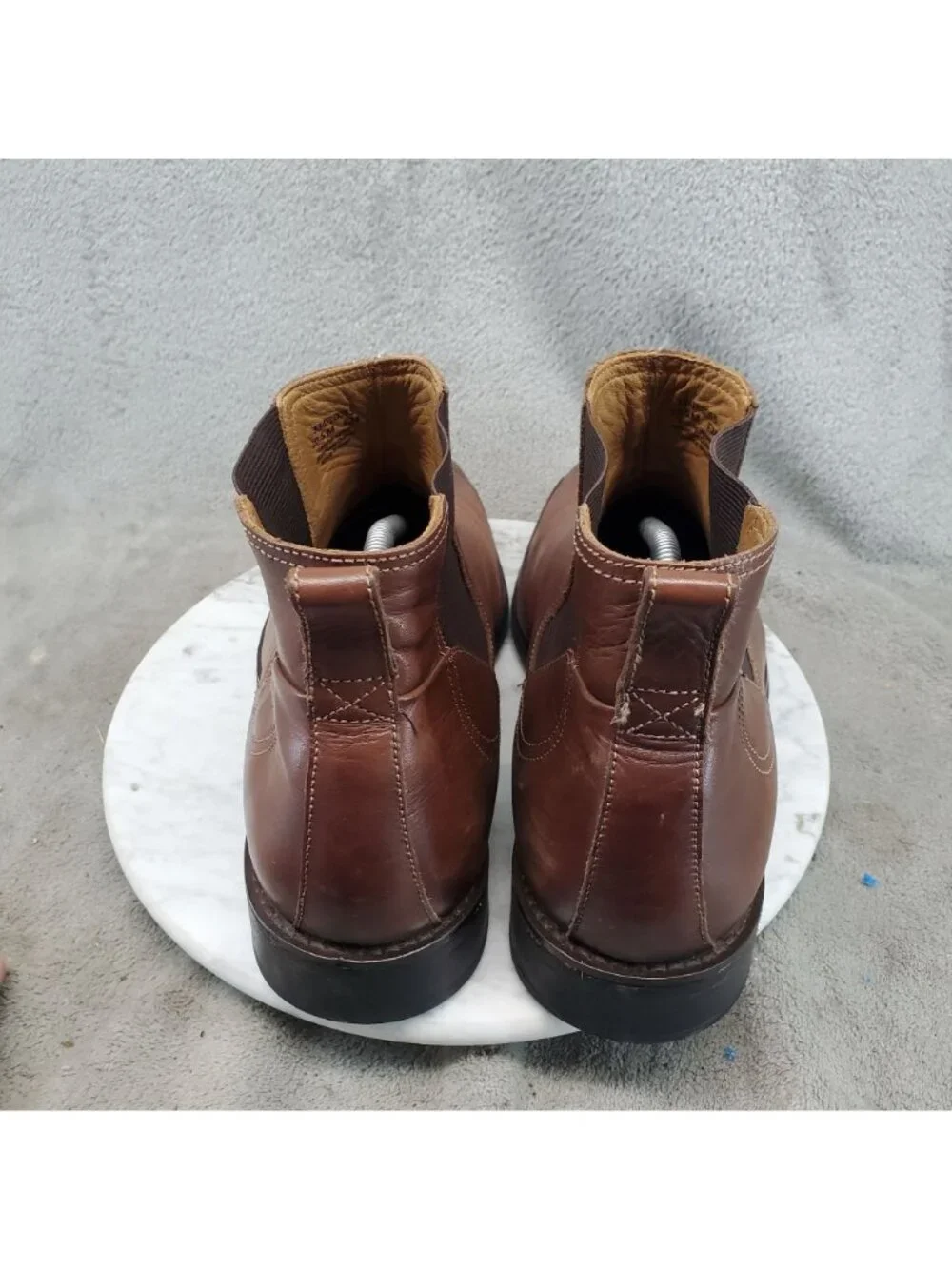 Flag LTD Shoes Mens Size 10.5 Brown Leather Chelsea Boots *Read*